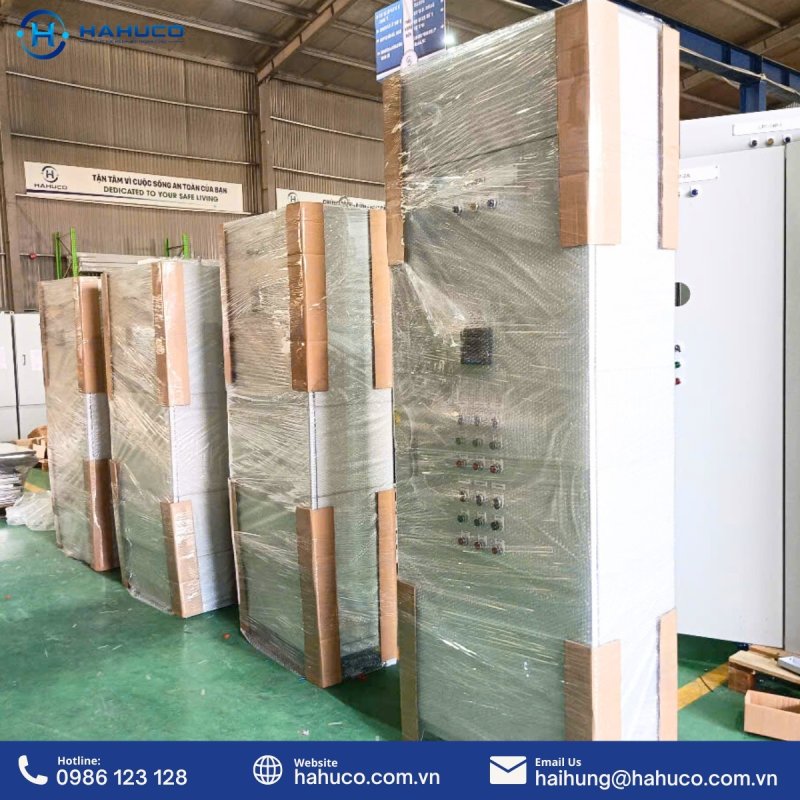 HAHUCO – Đối tác tin cậy trong cung cấp tủ điều khiển xuất khẩu Châu Á