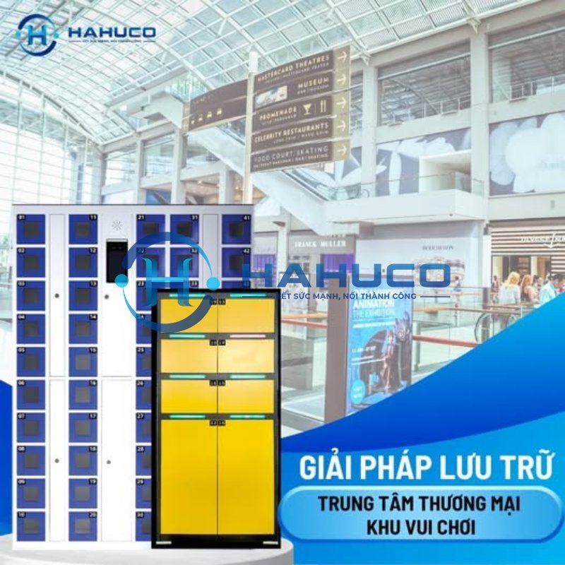 Tủ Smart Locker cho trung tâm thương mại 