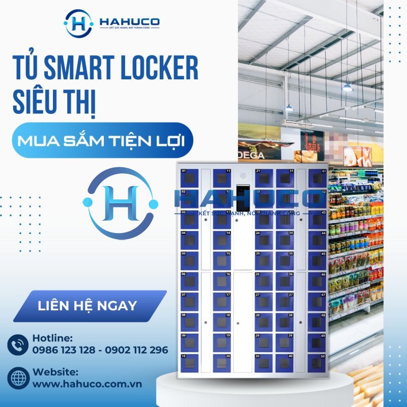 Tủ Smart Locker cho trung tâm thương mại 