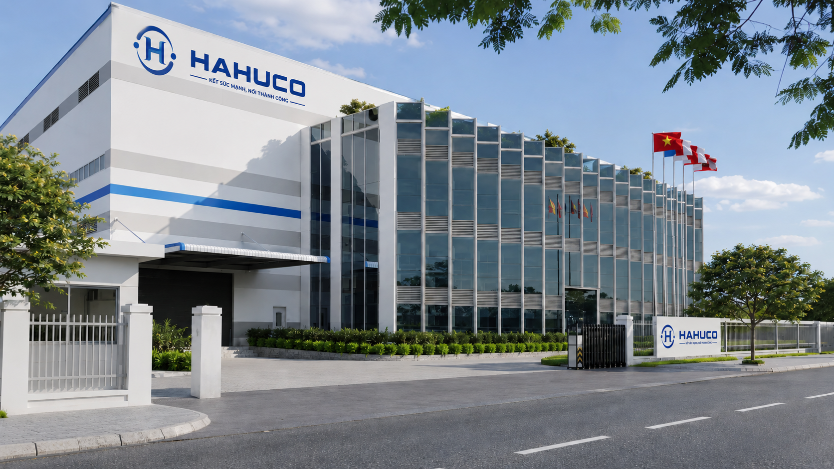 Tòa nhà và khu sản xuất HAHUCO