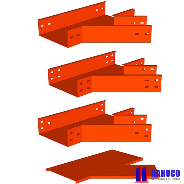 Máng cáp chữ Y 45 độ phải